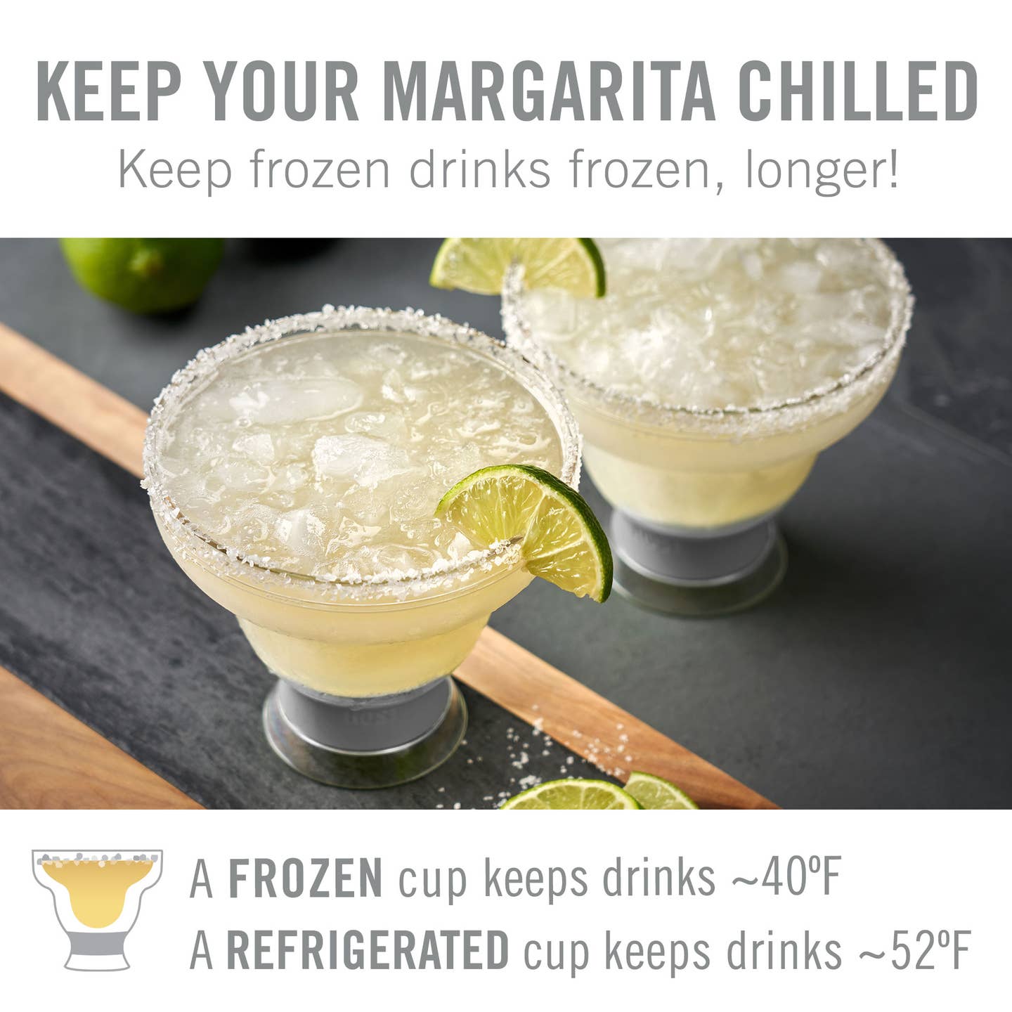 Margarita Freeze Insulated Cooling Cups