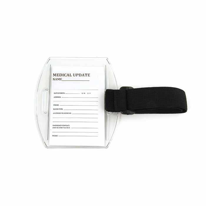 Medical Arm Band & Info Card