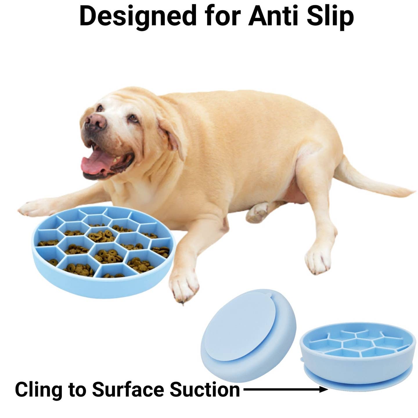 Silicone Slow Feeder Dog Bowl