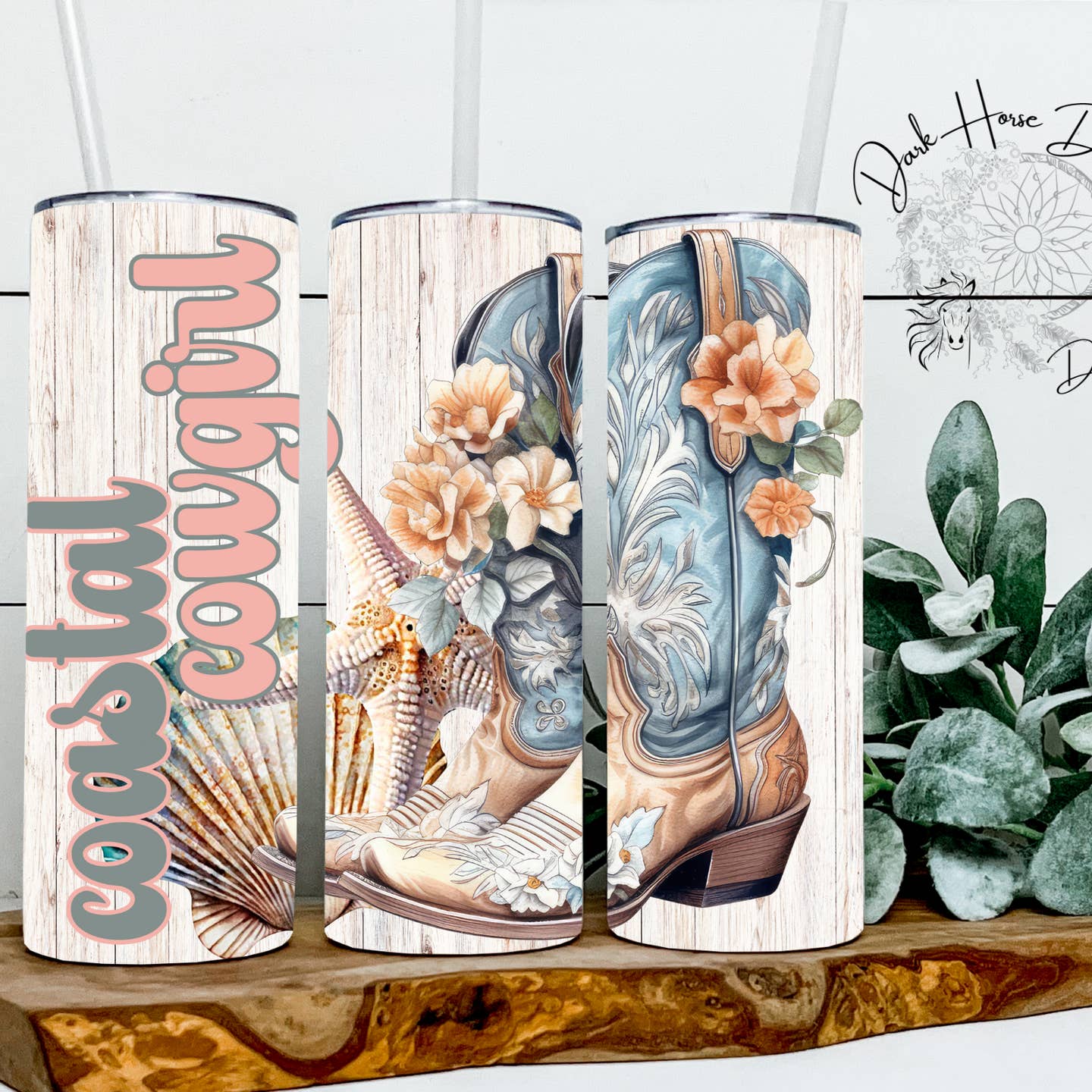 Coastal Cowgirl Tumbler